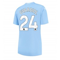Manchester City Josko Gvardiol #24 Domáci Ženy futbalový dres 2023-24 Krátky Rukáv